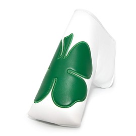 Golf Putter Headcover,Golf Putter Cover PU Leather Putter Headcover for Blade Golf Putter Cover Mallet Golf Head Cover Putter Blade Mallet Putter Head Cover Magnetic Closure (White)