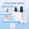 Slocable Solar Roof Feed-Out, ABS Double Cable Guide with 0.33ft