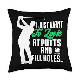 Golf Saying Golfing Golfer Player Cool Sports Lovers Gifts Throw Pillow