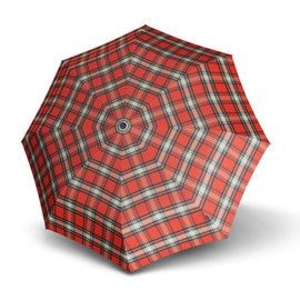 Knirps Smart & Casual Line Minimatic Light Umbrella Red Check, Red Check