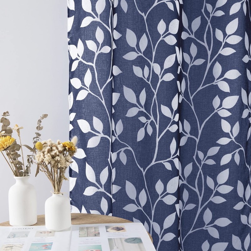 XTMYI 30 Inch Length Small Curtains for Bathroom Window Rod