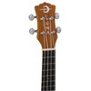 Luna Maluhia Peace Soprano Ukulele with Gig Bag, Satin Natural