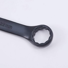 Utoolmart 22mm Opening Combination Wrench, 12 Point Ratcheting Wrench, Cr-V Material with Black Electrophoresis Coating, 270mm Length for Repair Industrial Usage