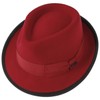 Lipodo Classic Wool Trilby Felt Hat Women/Men – Wool Hat