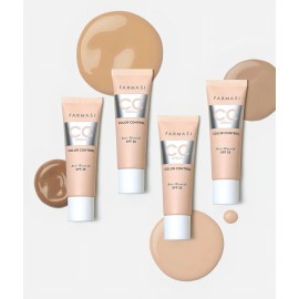 Cc Cream Anti Blemish Spf25 Farmasi 30ml Tono 02light Medium 02-light To Medium