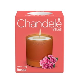 Vela aromática Rosas en Vaso de barro