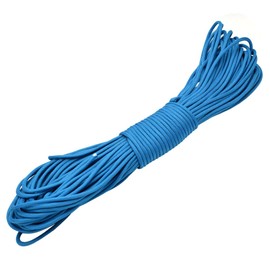 100ft Type III 7 Strand Core Paracord 550 Parachute (24# Sky Blue)