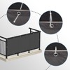 Sunnylaxx Balcony Privacy Screen, 90 x 300 cm, Balcony Cover,