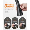 TIORIY Black Kitchen Faucet 3 Hole with Pull Down Sprayer,