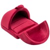 Giftop Velvet Ring Box 2 Slots Wedding Ring Display Holder