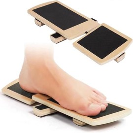 Balance Board Exerciser, Wooden Foot Strengthening Trainer,Ankle Strengthening Tool,Leg Stability Trainer Balance Board,for Plantar Fasciitis Relief and Physical Therapy
