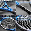 ZHUOKECE Tennis Rackets for Adult, 2 Players Adult Recreational Tennis