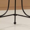 SagaSave 1PC Table Top Easel, Black Iron Easel Plate Decorative