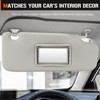 3 Hole Sun Visor for 2011-2016 Chevy Cruze, Right Passenger