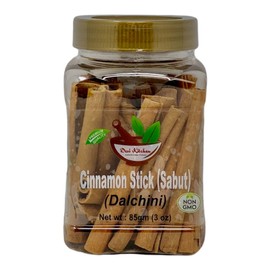 Desi Kitchen Spices All Natural | Salt Free | Vegan | NON GMO | Cinnamon Stick (Dalchini) 85gm (3 oz)
