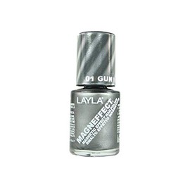 Layla Magneffect Nail Polish, Gunmetal, 1.9 Ounce