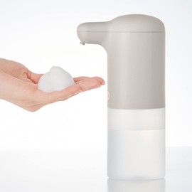 Toffy HW-DS4-GE Automatic Soap Dispenser, Compatible with Foaming Hand Soap Liquid, Automatic, Dense Foam, 0.3 Second, 10.1 fl oz (300 ml), Waterproof Performance, IPX3