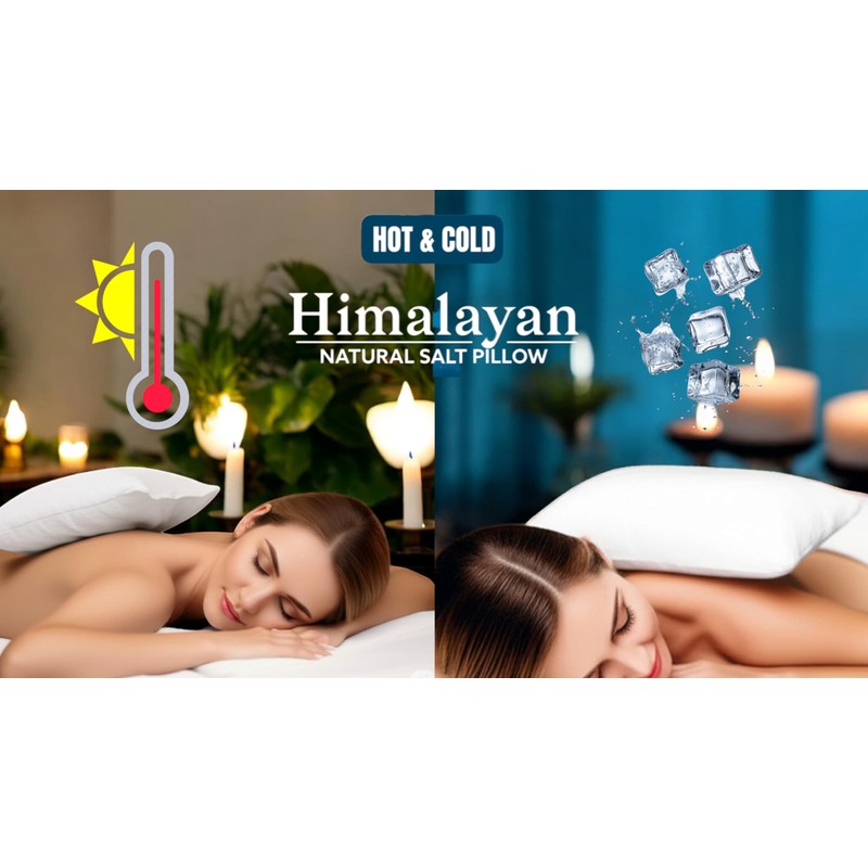 Generic Himalayan Natural Salt Therapy Pillow C 8x6 Inch with