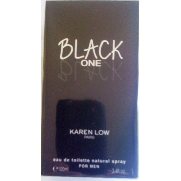 Karen Low Black One Black Edt Spray 3.4 Oz Men