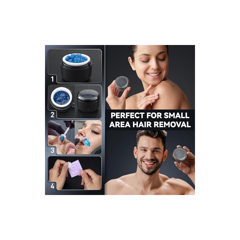 Kit de cera de nariz para hombres, kit de cera