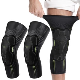 1 Par Rodilleras Deportivas, Rodilleras Elásticas de Compresion, Rodilleras Anticolisión, Protege tus Rodillas, para Voleibol, Baloncesto, GYM,...    