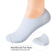 Dlunsy Women's Cotton No Show Socks White Invisible Liner Socks