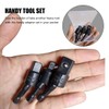 Pyatofyy 3 Pcs Drill Socket Adaptor Set, 1/4", 3/8", 1/2"