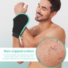 2 Pack Exfoliating Glove Mitt, Reusable Body Scrub Gloves for