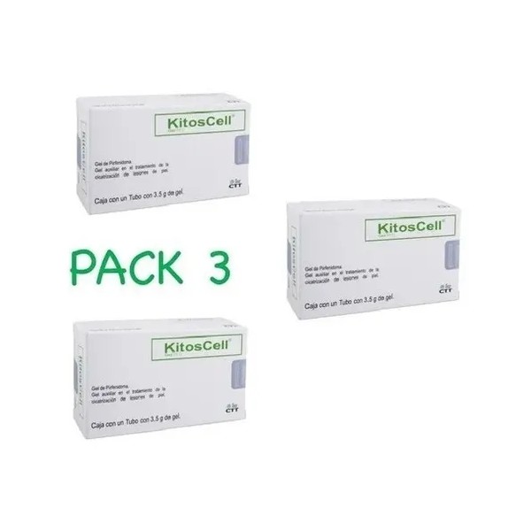 Kitoscell Tubo De 3.5 Gr ,excelente Cicatrizante ( Pack 3