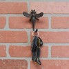 TG,LLC Treasure Gurus Decorative Metal Honey Bee Hat Coat Hook