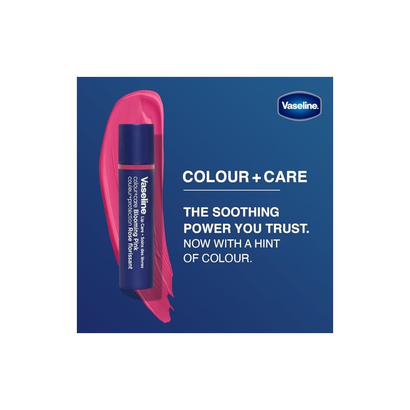 Vaseline - Bálsamo Labial, Lip Color Care Stick (3.0 g),