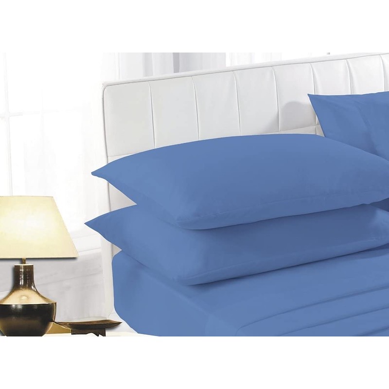 AIMANE® Percale Pair of Housewife Pillowcases 50 x 75 CM