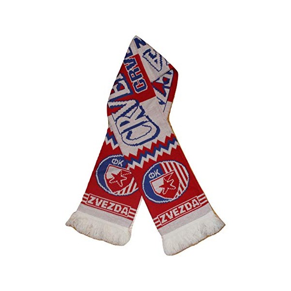 Red Star Belgrade | Soccer Fan Scarf | Premium Acrylic Knit