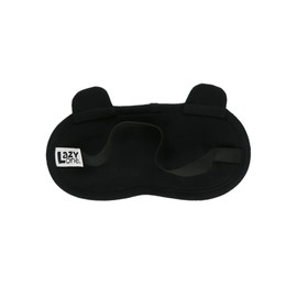 Lazy One Women's Cotton Face Mask for Sleep, Washable Sleeping Mask for Adults, Bear (Black Bear)