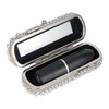 LABANCA Rhinestone Lipstick Case With Mirror Mini Lipstick Crossbody Bag