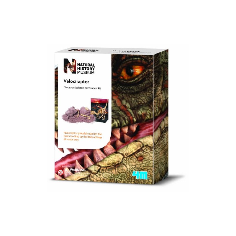 Natural History Museum Dig a Velociraptor Skeleton