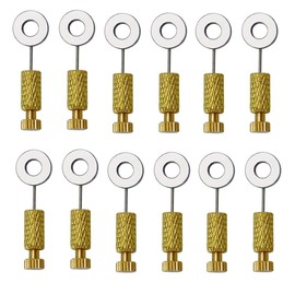 Yoiimiya 12Pcs DIY Tools Suture Fixing Needle Leather Goods Fixed Needle Stitching 6-12mm