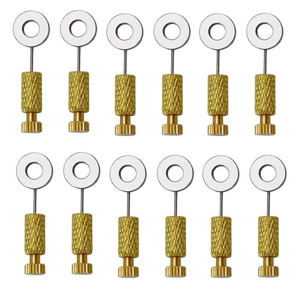 Yoiimiya 12Pcs DIY Tools Suture Fixing Needle Leather Goods Fixed