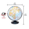 Replogle Eureka 16 inch desktop globe with up to date