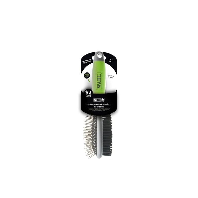 Moser / Wahl 2999-7025 Beidseitige Fellpflegebürste, 1 Stück (1er Pack)