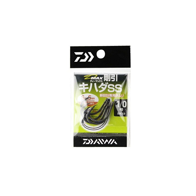 ダイワ(DAIWA) 青物用シングルフック 1/0 剛引 キハダ サクサス D-MAX 釣り針