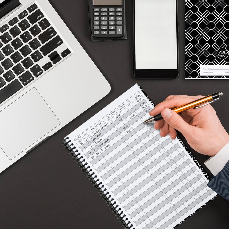 The Superior Register's Premium Check Book Register & Debit Card