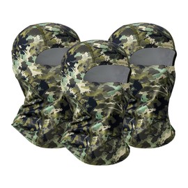 Balaclava Ski Mask 3 Pieces Full Face Cover for Men and Women Breathable Full Face Mask for Skiing Outdoor Sports