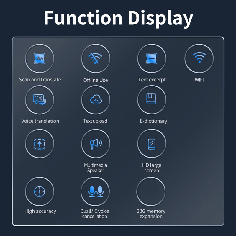 Smart Scanner Pen Touch Screen Language Translator Electronic Dictionary English