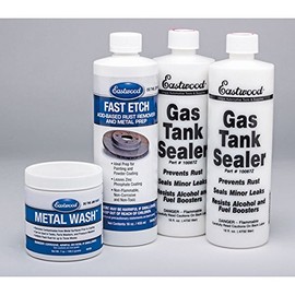 Eastwood Anti Rust Gas Tank Sealer Kits for Cars with Instructions