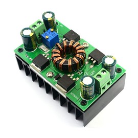 Auto Boost Buck Converter, 5A(Max 10A) DC 5V-30V to 1.25-30V Voltage Regulator Constant Voltage Constant Current CV CC Auto Step-Up/Down Boost Converter Solar Charging Power Supply Module 150W