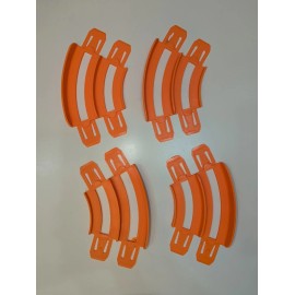 Hot Wheels Double Corners  For Hot Wheels Track. Great For Hot Wheels Monster Trucks Too.