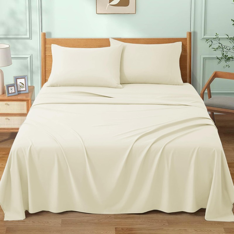 My Home Store Premium Soft Flat Sheet 100% Egyptian Cotton