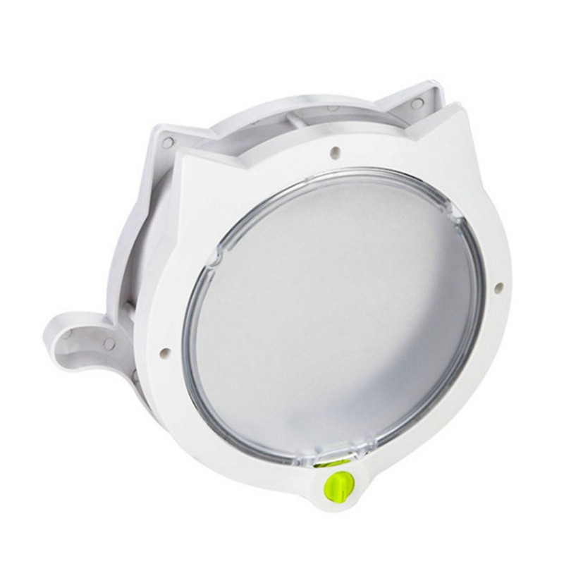 Cat Flap Door Magnetic 4 Locking Modes Safe Plastic Automatic