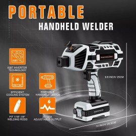 TRQWH 110V Handheld Stick Welder, 6 Variable Current, IGBT Inverter Design